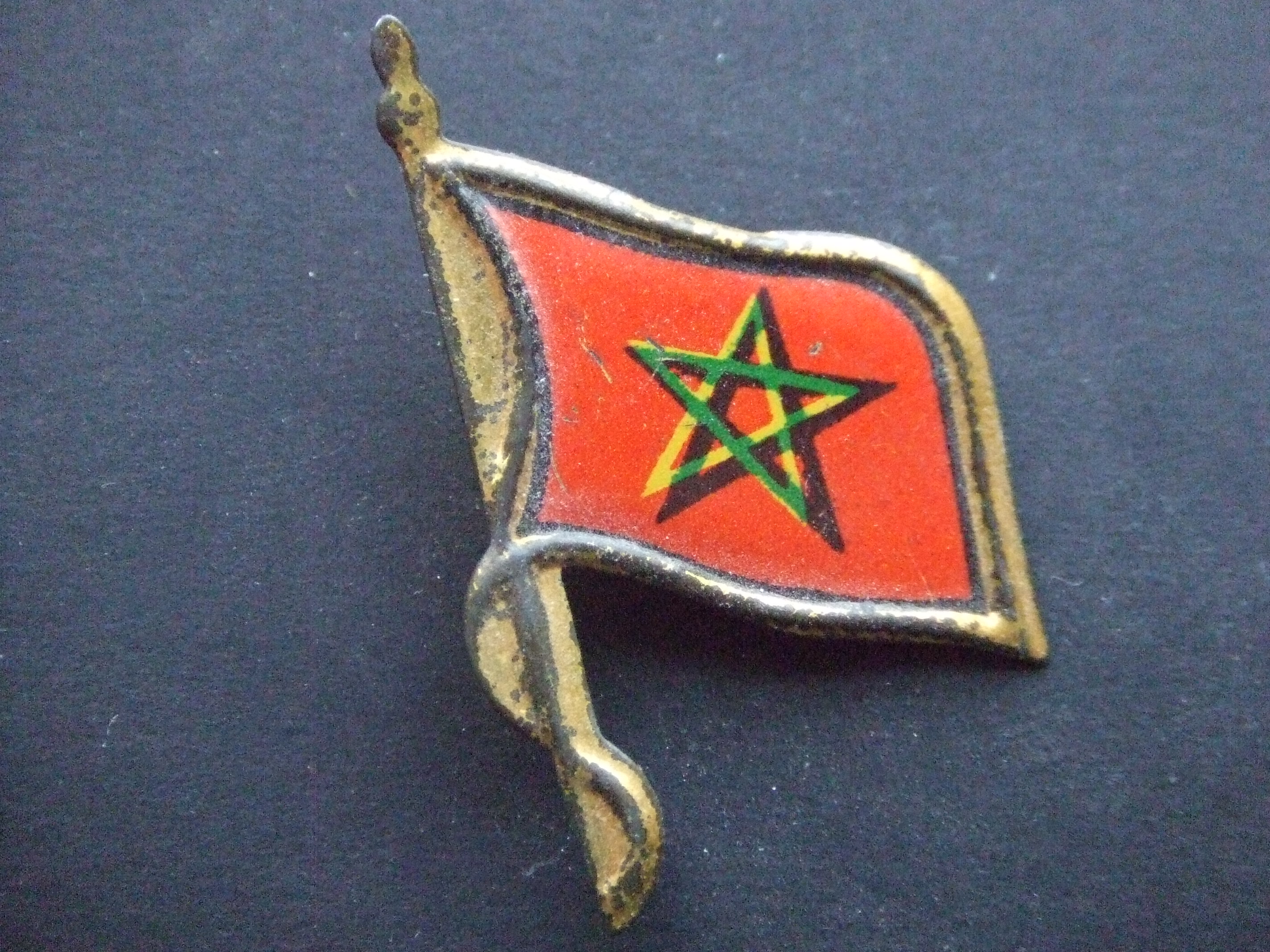 Marokko land in noordelijk Afrika nationale vlag